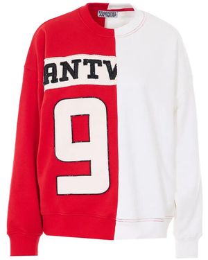 Essentiel Antwerp Sequin Detail Sweatshirt - Red