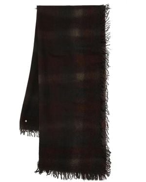 Faliero Sarti Tedora Frayed Scarf - Schwarz