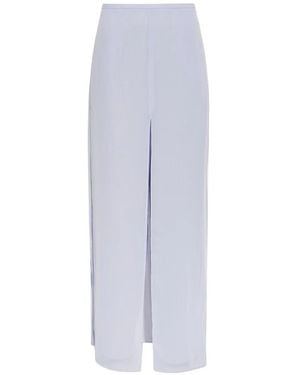 Emporio Armani Technical Georgette Culottes - White