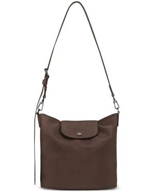 Longchamp Sac Porté Épaule Le Pliage Xtra - Marron