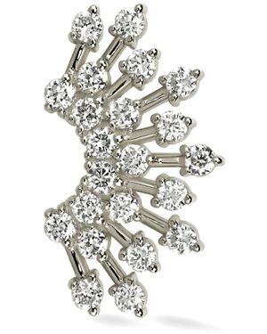 Lark & Berry 14Kt Sun Rays Tiara Diamond Stud - White