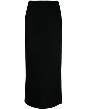 Yohji Yamamoto Gonna A Matita - Nero