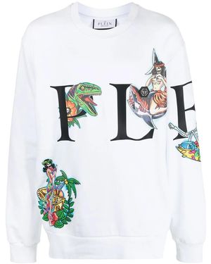 Philipp Plein ロゴ スウェットシャツ - ホワイト