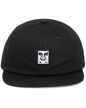 Obey Icon Patch Baseballkappe - Schwarz