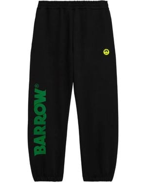 Barrow Logo-Print Track Pants - Black