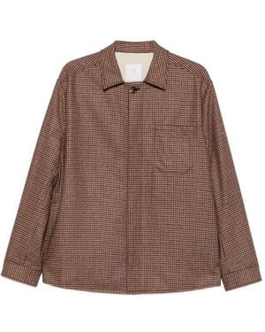Eleventy Veste À Motif Pied-De-Poule - Brown