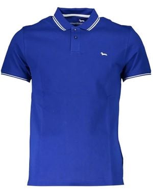 Harmont & Blaine Logo-Embroidered Polo Shirt - Blue