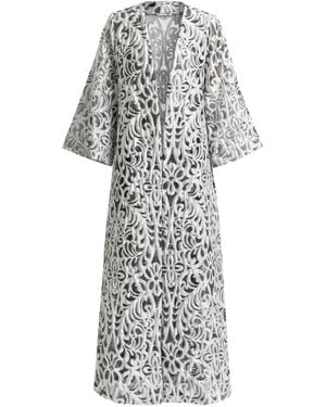 Gemy Maalouf Structured Cape - White