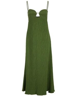 Johanna Ortiz Dream Spinner Cutout Maxi Dress - Green