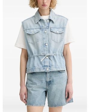 Marc O' Polo Drawstring Denim Jacket - Blue