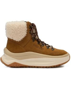 Moon Boot Moon247 City Sherling Mid Trainers - Brown