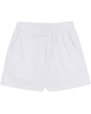Manuel Ritz Striped Shorts - White