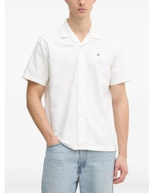 Helly Hansen Logo-Embroidered Short-Sleeve Shirt - White