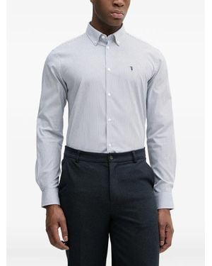 Trussardi Striped Shirt - Grey