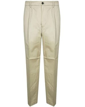 Department 5 Pleated Wide-Leg Trousers - Natural
