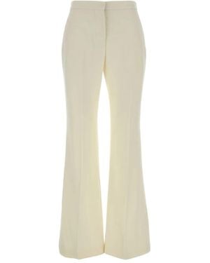 Givenchy Wool Flared Pants - Natural
