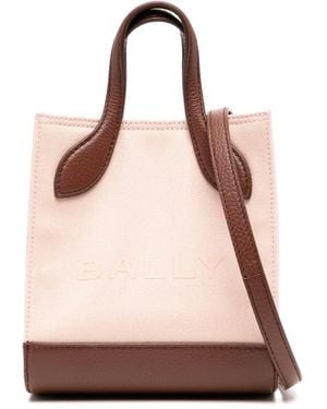Bally Mini Bar Tote Bag - Pink