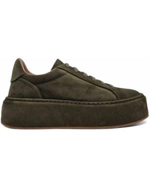 Casadei I-Box Platform Suede Sneakers - Green