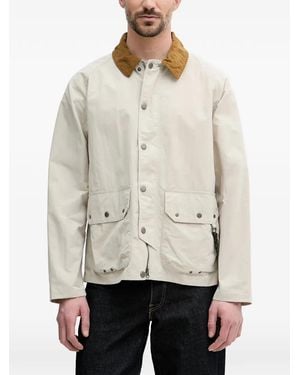 Barbour Re-Engineered Corduroy-Collar Jacket - Natural