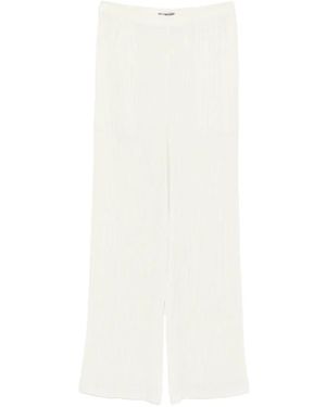Issey Miyake Pleated Trousers - White