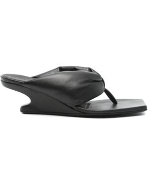 Rick Owens Thong Cantilever Sandals - Gray