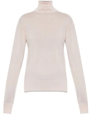 Jil Sander Cashmere Turtleneck Jumper - Natural