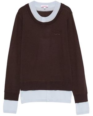 Charles Jeffrey Sweat-Shirt Double Soft - Marron