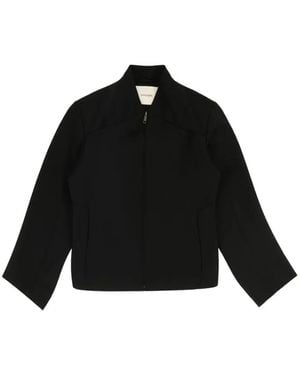 Entire studios Tria Zip-Up Jacket - Black