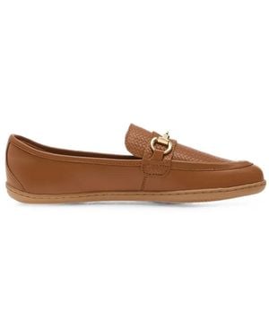 Be Lenka Divella Woven-Panel Horsebit Loafers - Brown