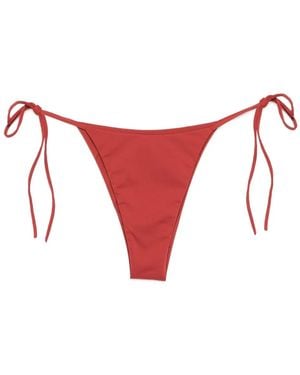 Magda Butrym Tie-Fastening Bikini Briefs - Red