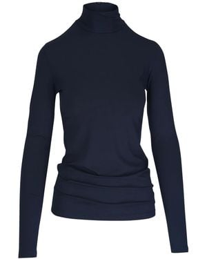 Akris Punto Jersey Top - Blue