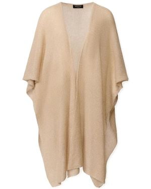 Fabiana Filippi Sequinned Cape - Natural