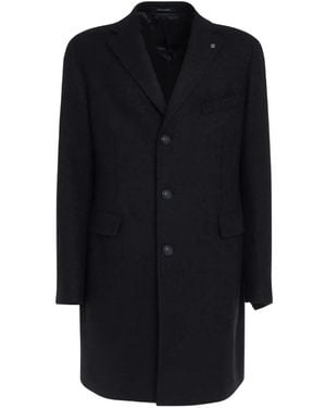 Tagliatore Single-Breasted Coat - Blue