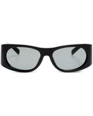 Jacquemus Oval-frame sunglasses - Negro
