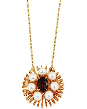 Anton Heunis Crystal-Embellished Necklace - Metallic