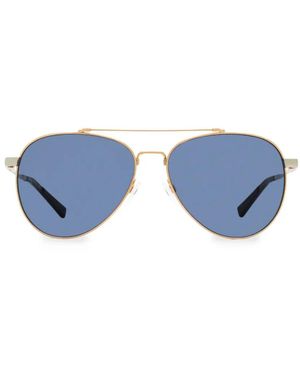 Shinola Flexon Pilot Metal Sunglasses - Black