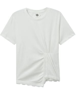 B+ AB Lace-Trim T-Shirt - White