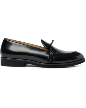 SCAROSSO Madison Tassel Loafers - Black