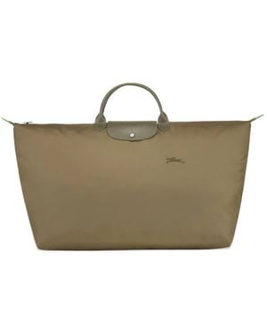 Longchamp Extra Large Le Pliage Travel Bag - Grey