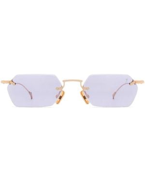 Eyepetizer Geometric-Frame Sunglasses - Metallic
