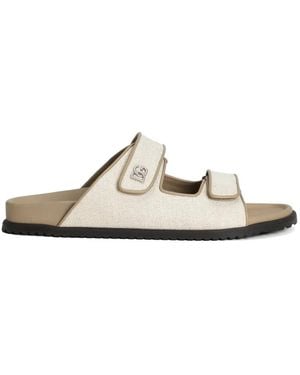 Dolce & Gabbana Canvas Sandals - White