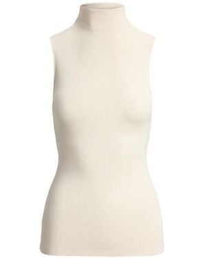 Ralph Lauren Naomie Ribbed-Knit Vest - White