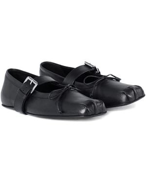 Ann Demeulemeester Zoey ballet flats - Negro