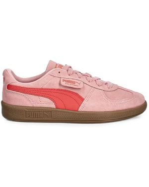 PUMA Palermo Logo-Patch Sneakers - Pink