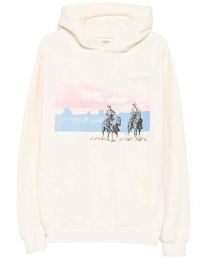 One Of These Days Graphic-Print Hoodie - White