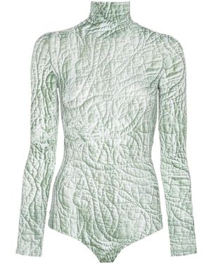 MM6 by Maison Margiela Iguana Bodysuit - Green