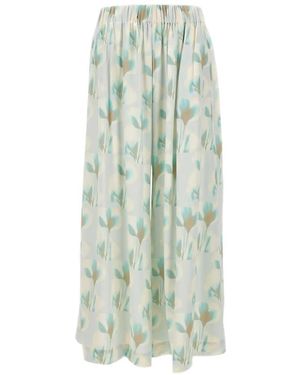 BOSS Pantalon À Fleurs - Green