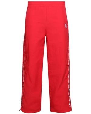 Warren Lotas Barbed-Wire Track Trousers - Red