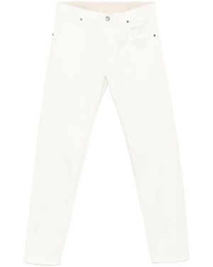 Michael Coal Five-Pocket Trousers - White