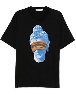 Undercover T-Shirt Mit Grafischem Print - Schwarz